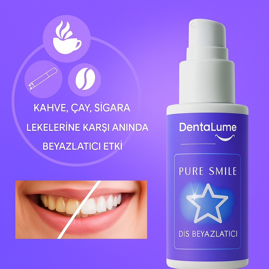 DentaLume Pure Smile-Evde Anında Daha Beyaz Dişler