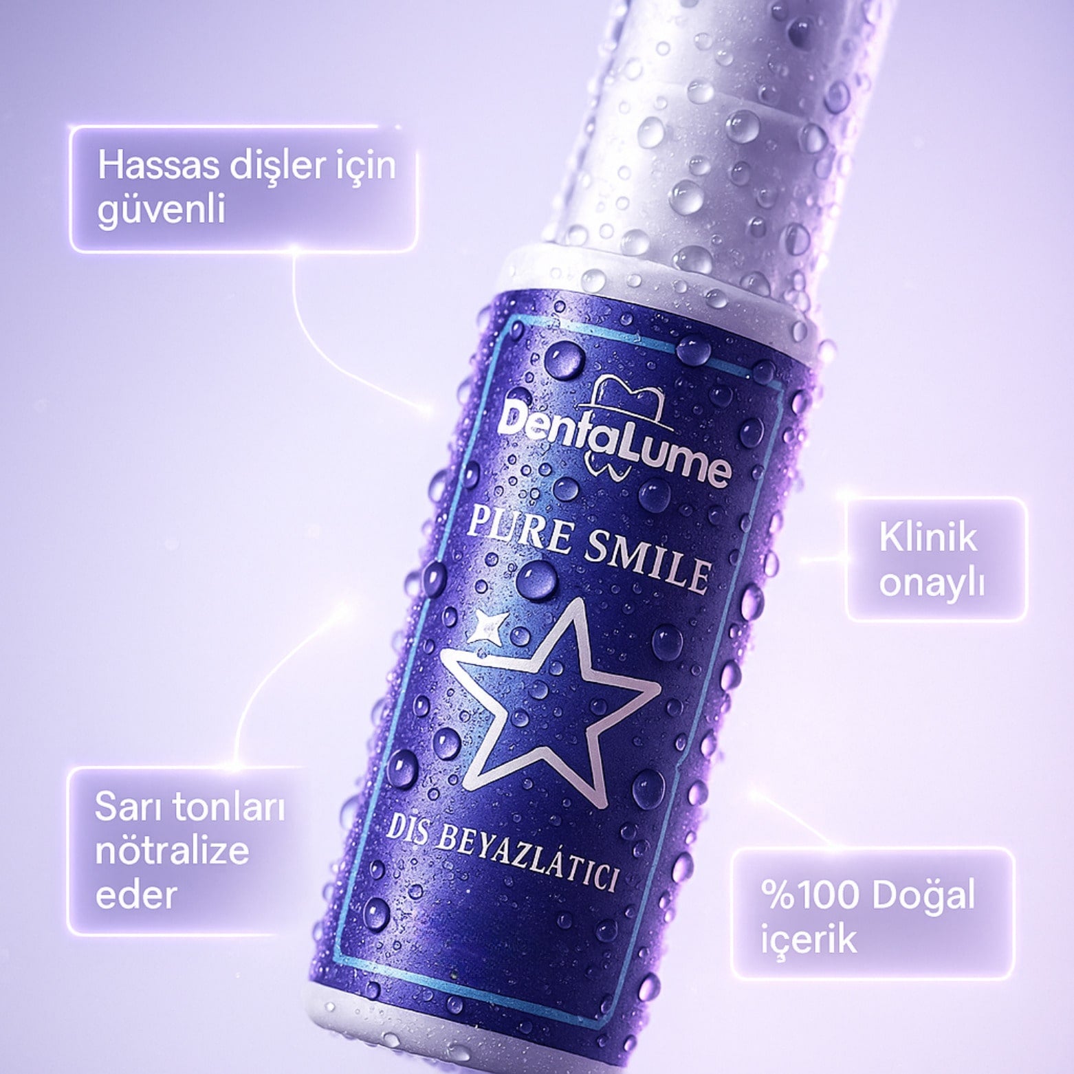 DentaLume Pure Smile-Evde Anında Daha Beyaz Dişler