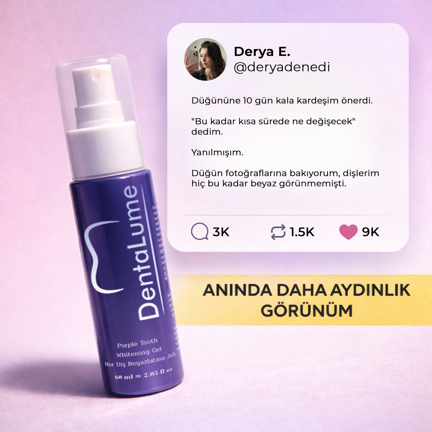 DentaLume Pure Smile-Anında Daha Beyaz Dişler